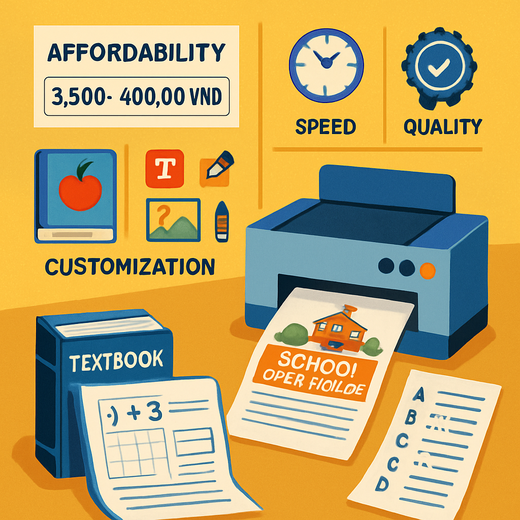 In Tài Liệu Giáo Dục Nhanh Chóng, Chất Lượng Cao