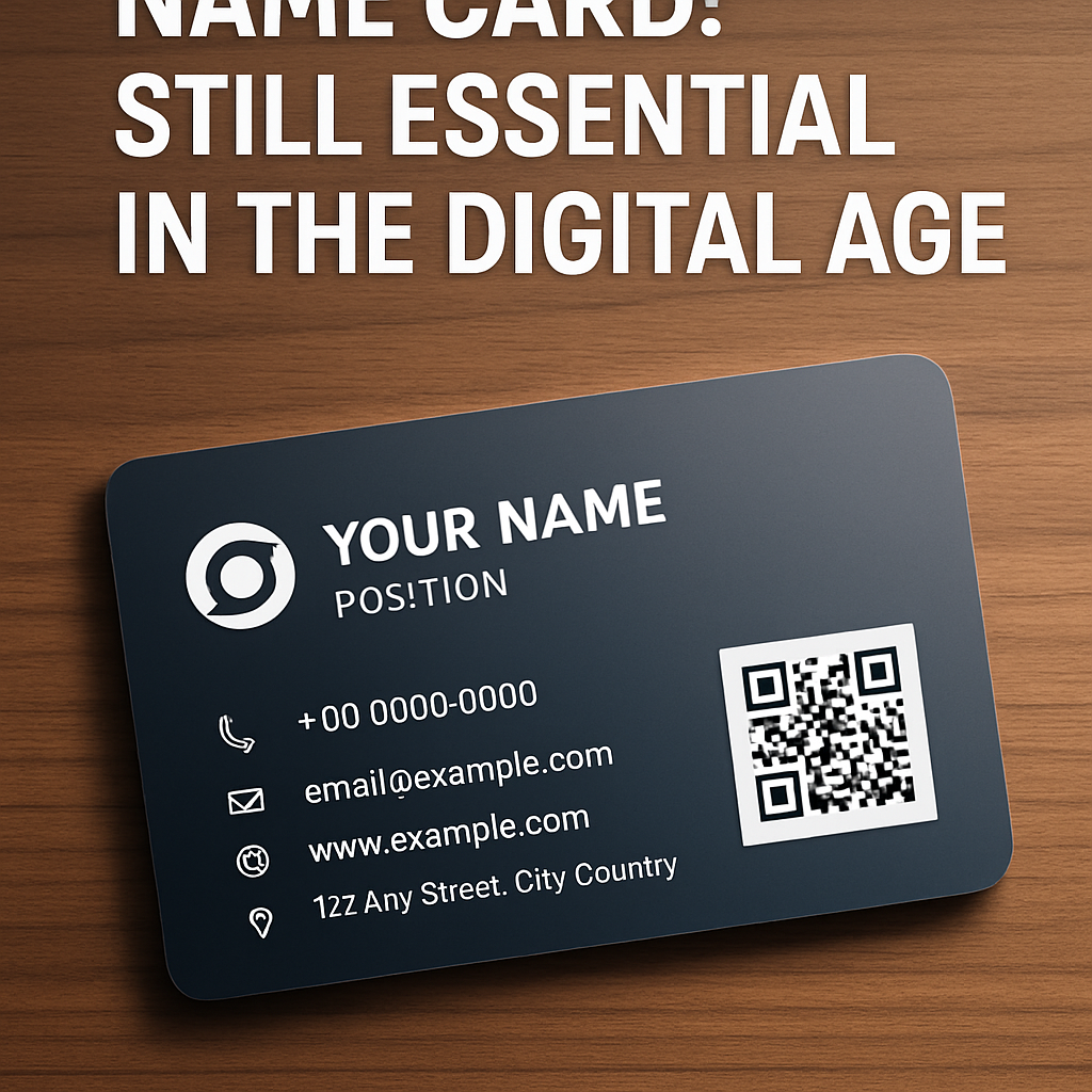 Name Card Trong Thời Đại Số: Vì Sao Không Thể Thiếu
