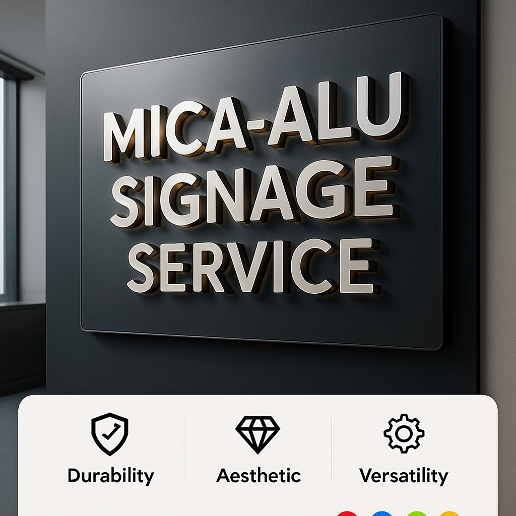 Bảng Hiệu Alu Mica Chữ Nổi Đẳng Cấp