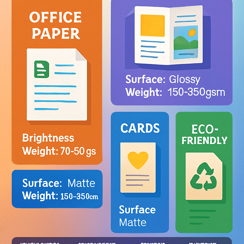 Chọn Giấy In Phù Hợp Cho Mục Đích