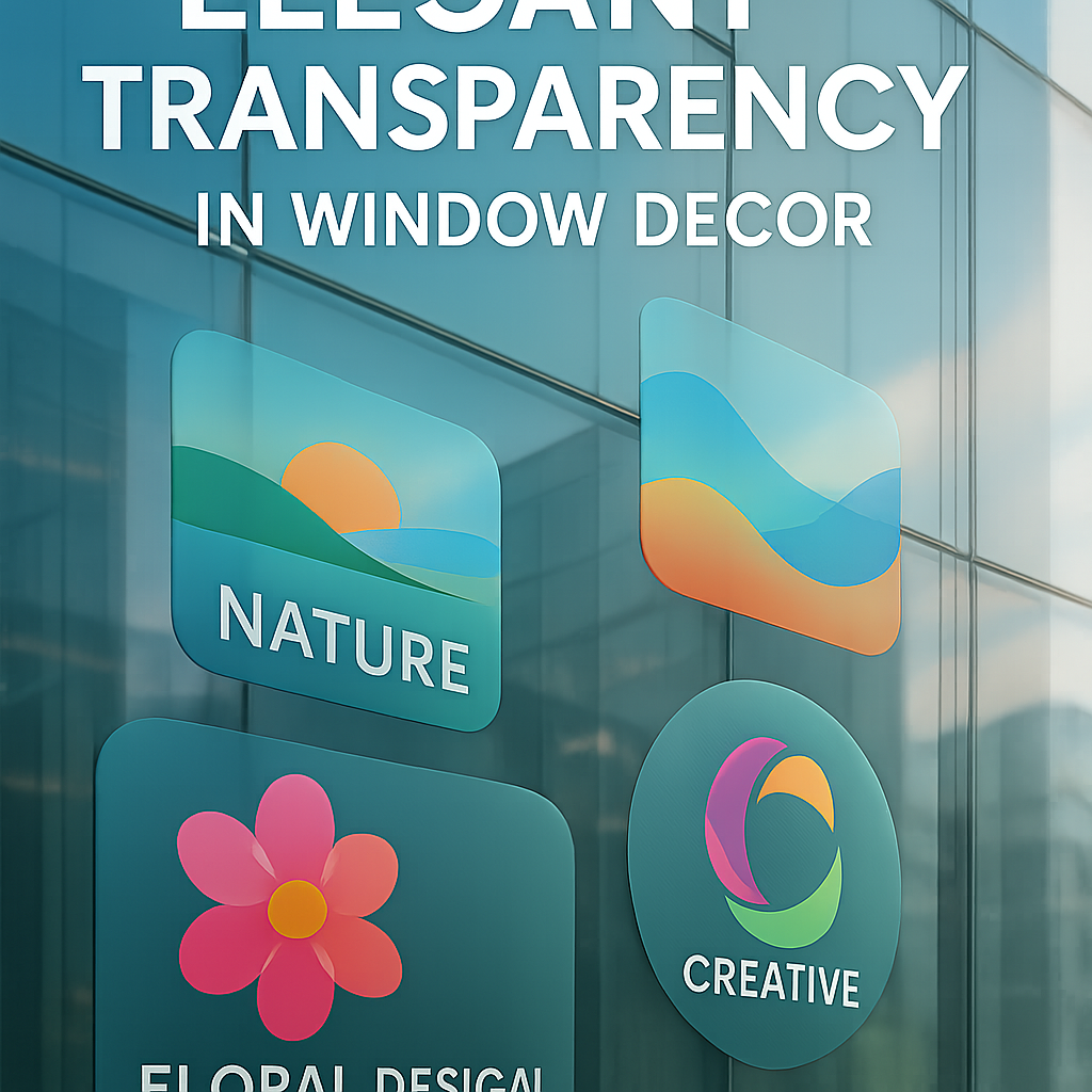 In Decal Trong Suốt Đẹp & Bền Cho Kính