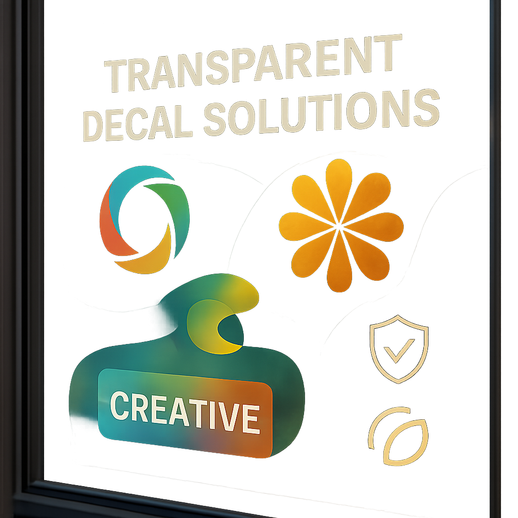 In Decal Trong Suốt Quảng Cáo Và Trang Trí