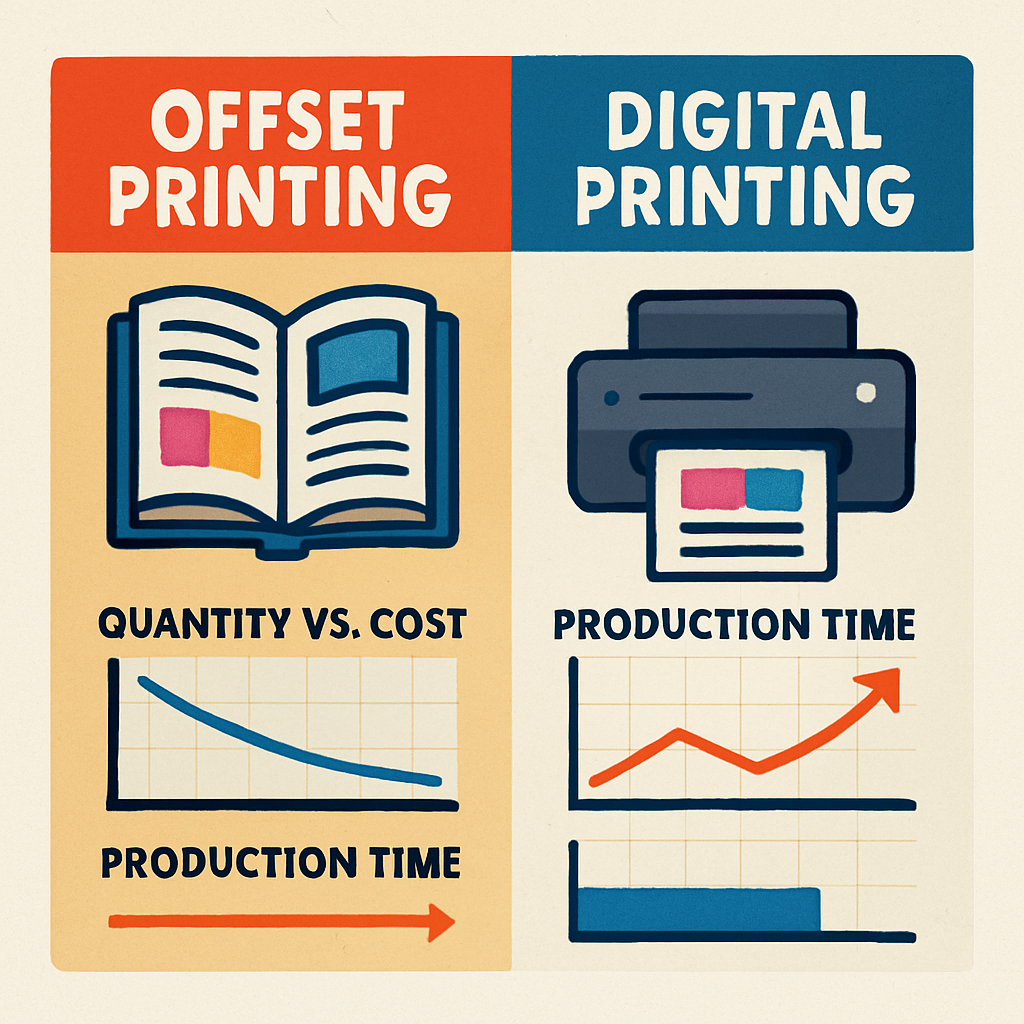In Offset Và Kỹ Thuật Số Khác Nhau Như Thế Nào