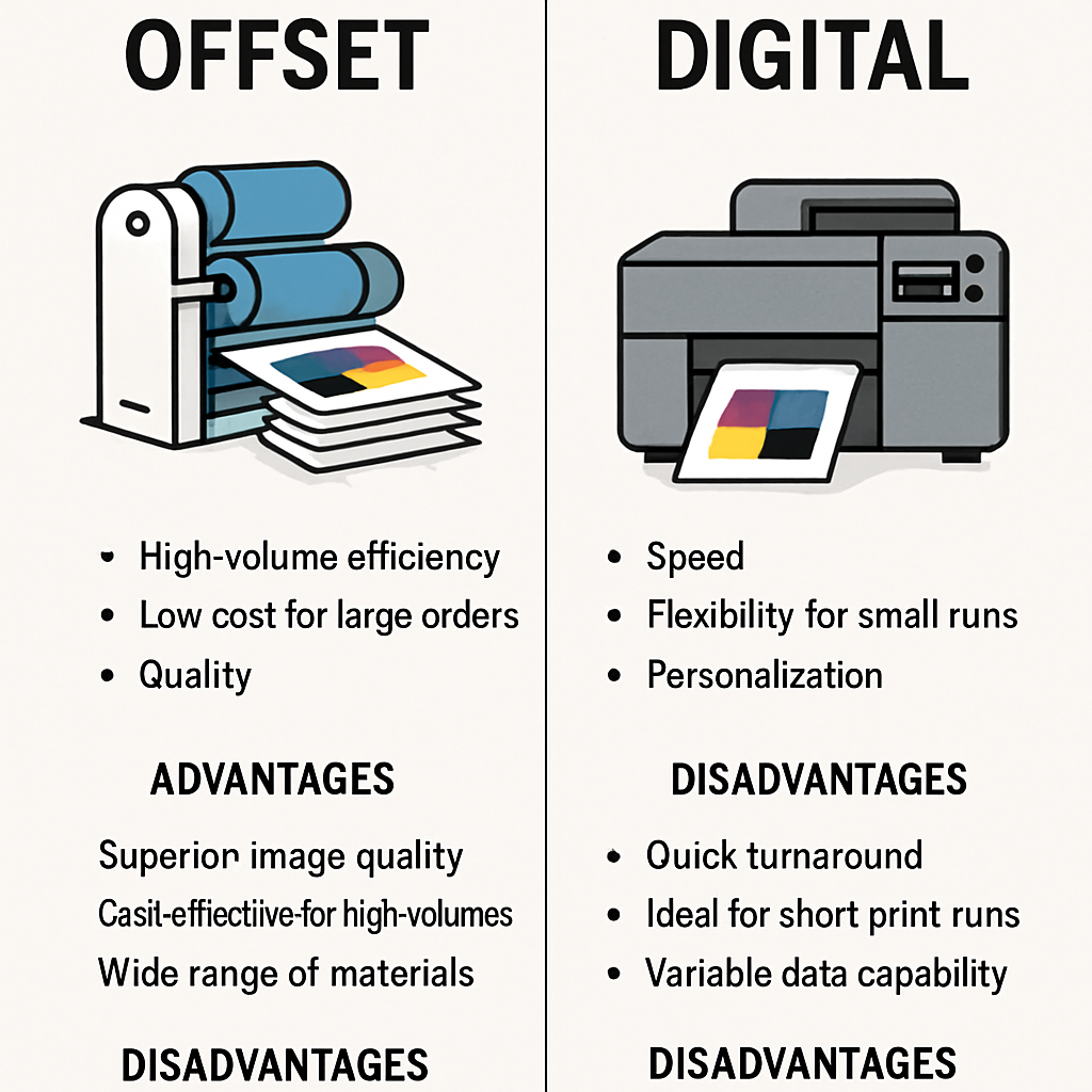 In Offset vs Kỹ Thuật Số: Chọn Phương Pháp Phù Hợp