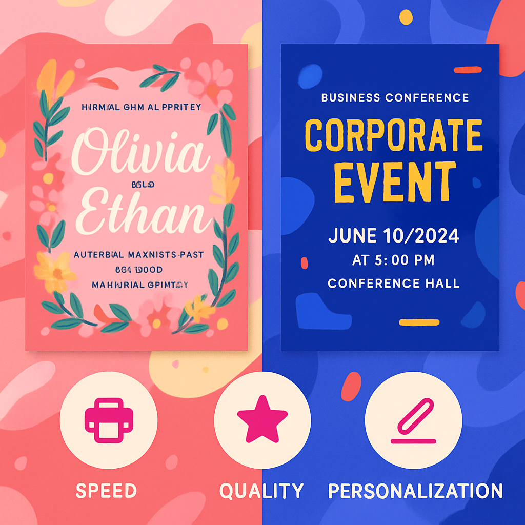 In Thư Mời Nhanh Chóng, Cá Nhân Hóa Hiện Đại