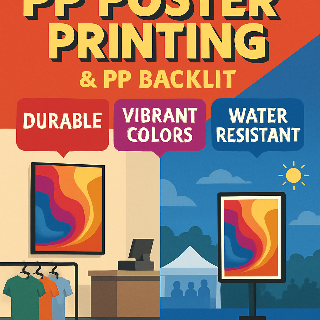 Thông Tin In Poster PP Và PP Backlit